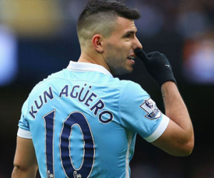 M.U bất ngờ quan tâm đến tiền đạo Sergio Aguero