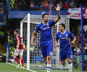 Ăn mừng kỳ lạ, Diego Costa nói lời tạm biệt Chelsea?