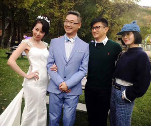 Không muốn làm "tội đồ" trong đám cưới, Lưu Thi Thi - Ngô Kỳ Long ăn mặc cá tính