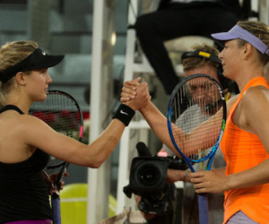 Lần đầu thắng Sharapova, Bouchard lại mỉa mai đàn chị