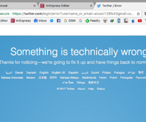 Mạng xã hội Twitter sập giống Facebook