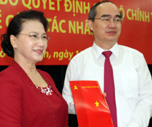 Ông Nguyễn Thiện Nhân làm Bí thư Thành ủy TP HCM