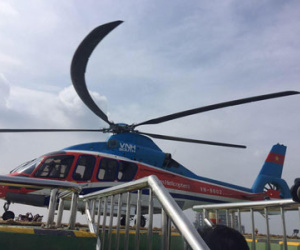 Sẽ sớm khai thác bay trực thăng trên nóc tòa nhà 39 tầng