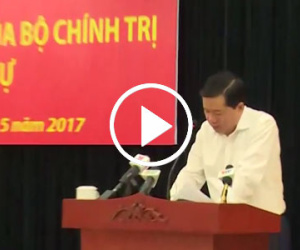 Video: Ông Đinh La Thăng xin lỗi người dân TP.HCM