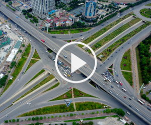 Video: 5 nút giao thông nhiều tầng xe chạy ở Hà Nội