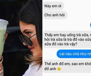 Chết cười trào lưu "thả thính" bằng câu hỏi hại não: "Trà sữa là trà đổ vào sữa hay sữa đổ vào trà?"