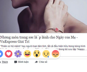 Facebook bổ sung nút "bông hoa" mừng Ngày của mẹ