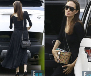 Lâu lắm rồi Angelina Jolie mới nữ tính và có sức sống như thế này