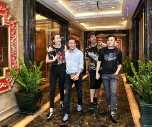 Hà Hồ, Lý Quí Khánh tặng toàn bộ hoa cho dạ tiệc của Mr. Đàm, Dương Triệu Vũ