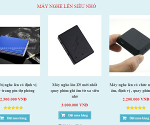 Thiết bị ghi hình lén vẫn được rao bán công khai