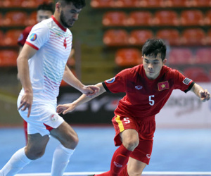 Giải futsal U.20 châu Á 2017: Việt Nam hiên ngang hạ Tajikistan