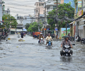 Mưa lớn kéo dài 3 ngày ở Tây Nguyên, Nam Bộ