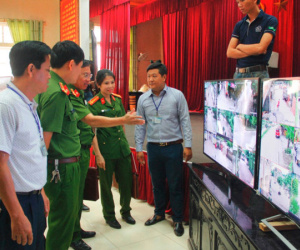 Phường đầu tiên ở Nghệ An lắp hàng chục camera giám sát cộng đồng