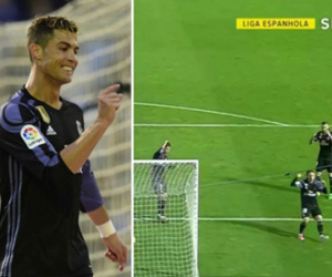 Ronaldo gây sốc khi sút chệch khung thành từ cự ly 5 m