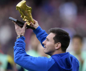 Messi được an ủi với Chiếc giày vàng, san bằng kỷ lục của Ronaldo