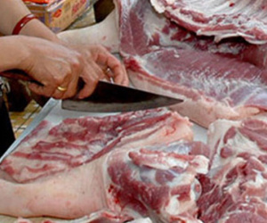Mỗi giáo viên phải mua một tháng 10 kg thịt lợn