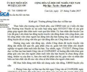 Thu hồi công văn vận động giáo viên mua 10 kg thịt lợn