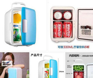 Tủ lạnh đựng được 4 lon Coca, quạt USB ồ ạt đổ bộ chợ mạng