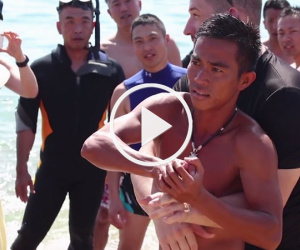 Video: Hải quân Mỹ diễn tập cứu hộ trên biển Nha Trang