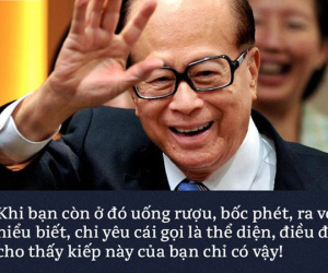 Tỉ phú Hong Kong Lý Gia Thành và câu nói kinh điển về thể diện: Dù là ai bạn cũng nên đọc!