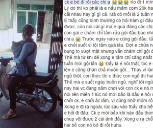 Cười ra nước mắt: Chồng ôm con bỏ đi vì vợ trẻ 2 tuần không gội đầu