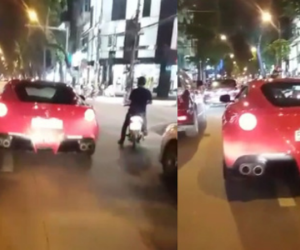 Hà Nội: Siêu xe phóng nhanh, lạng lách giữa đường khiến nhiều người khiếp sợ