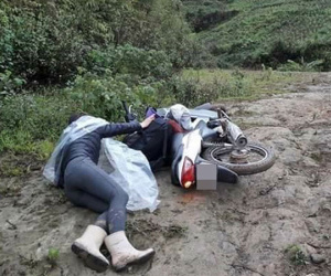 Nhìn cảnh cô giáo trẻ ngã sõng soài trên đường bùn đất mới hiểu nỗi khổ của giáo viên vùng cao