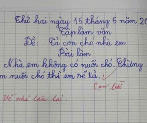 Bài văn "bá đạo": Học sinh cạn ý, cô giáo… cạn lời
