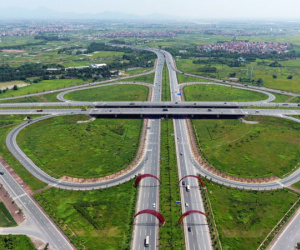 Vẻ đẹp 4 nút giao thông nghìn tỷ của Hà Nội nhìn từ trên cao