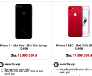 iPhone 7 giá rẻ đổ bộ vào Việt Nam