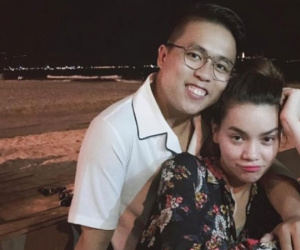 Thực hư chuyện đại gia mới thân mật ôm Hồ Ngọc Hà ở bãi biển?