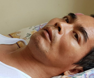 Diễn viên Nguyễn Hoàng vẫn còn yếu sau cơn nguy kịch