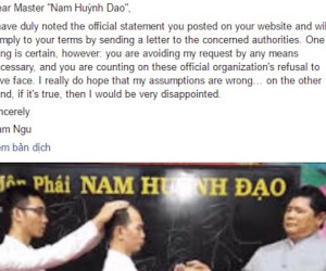 Chưởng môn Nam Huỳnh Đạo lẩn tránh lời thách đấu cao thủ Vịnh Xuân?
