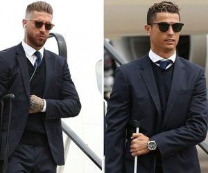 Ronaldo và đồng đội như tài tử điện ảnh đổ bộ xứ Wales