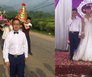 Chú rể trong đám cưới với thiếu nữ 15 tuổi tại Sơn La ra trình diện chính quyền
