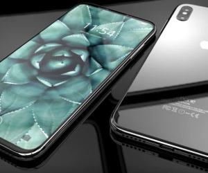 iPhone 8 mô hình so kích thước với smartphone đối thủ