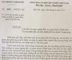 Thủ tướng yêu cầu xử lý các "người nhà" lãnh đạo