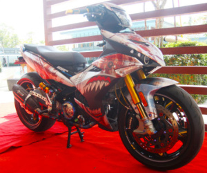 Exciter 150 biển số ngũ quý 1 độ của biker Sài Gòn ra Hà Nội