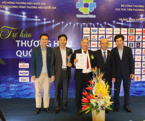 Nhựa tiền phong đạt danh hiệu " thương hiệu quốc gia - Viet Nam Value" 2016