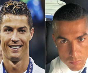 Ronaldo bị ví như "tài xế Uber" vì kiểu tóc mới