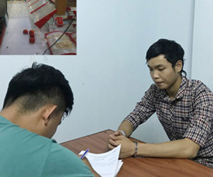 Tờ hóa đơn rút tiền tố hung thủ cướp tiệm vàng ở Đà Nẵng