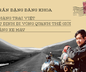Chàng trai Việt dự định đi vòng quanh thế giới bằng xe máy