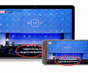 Facebook Live có thêm tính năng chạy phụ đề