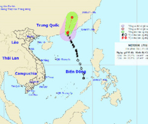 Diễn biến mới nhất của cơn bão số 1