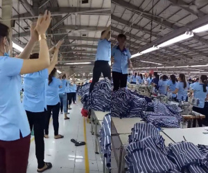 50.000 công nhân "quẩy" giữa giờ làm việc trên nền nhạc sôi động ở Sài Gòn
