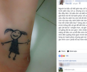 Có ai ngờ, đằng sau hình xăm nguệch ngoạc như nét vẽ trẻ con này lại ẩn chứa một câu chuyện buồn đến thế?