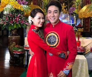 Ca sĩ Huy Nam nhóm La Thăng bất ngờ cưới vợ