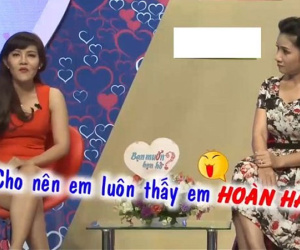 Cô nàng tự nhận "xinh, đảm, giỏi, ngoan" khiến 2 MC phải đứng dậy