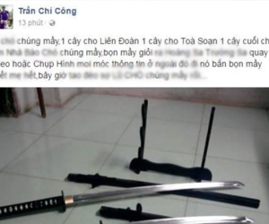 Trung vệ Chí Công giải trình vụ đòi xử VFF bằng đao kiếm