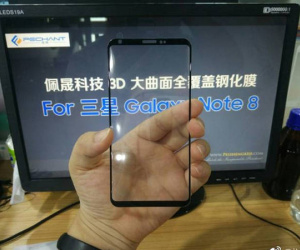 Lộ khung viền Galaxy Note 8, to hơn và dài hơn